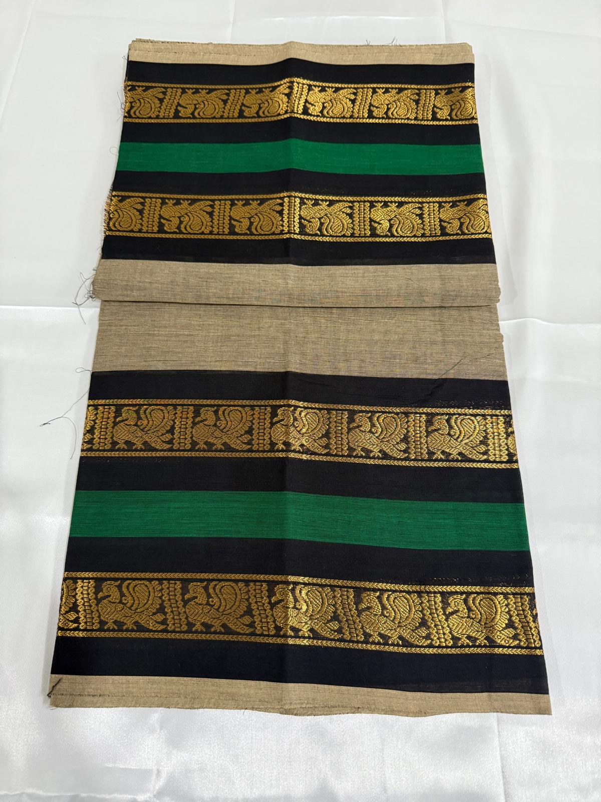 Chettinad Cotton Big Border without Blouse