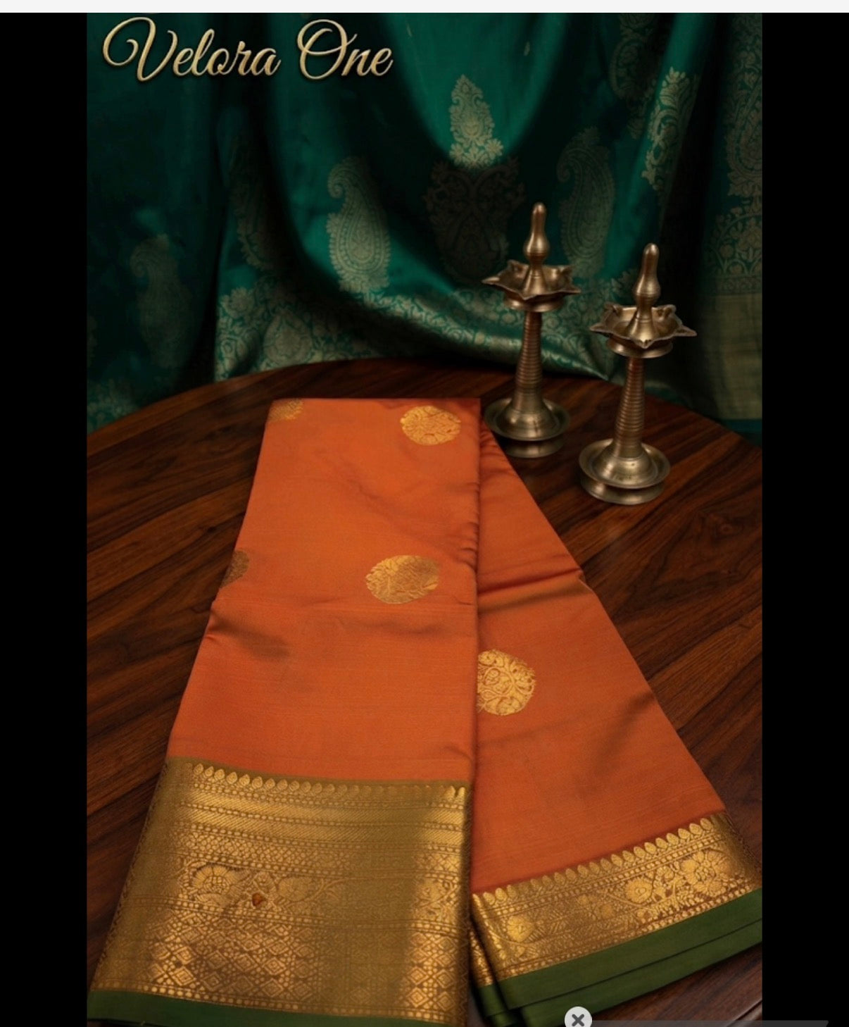 Semi Silk Saree ( Mustard) - V1S018