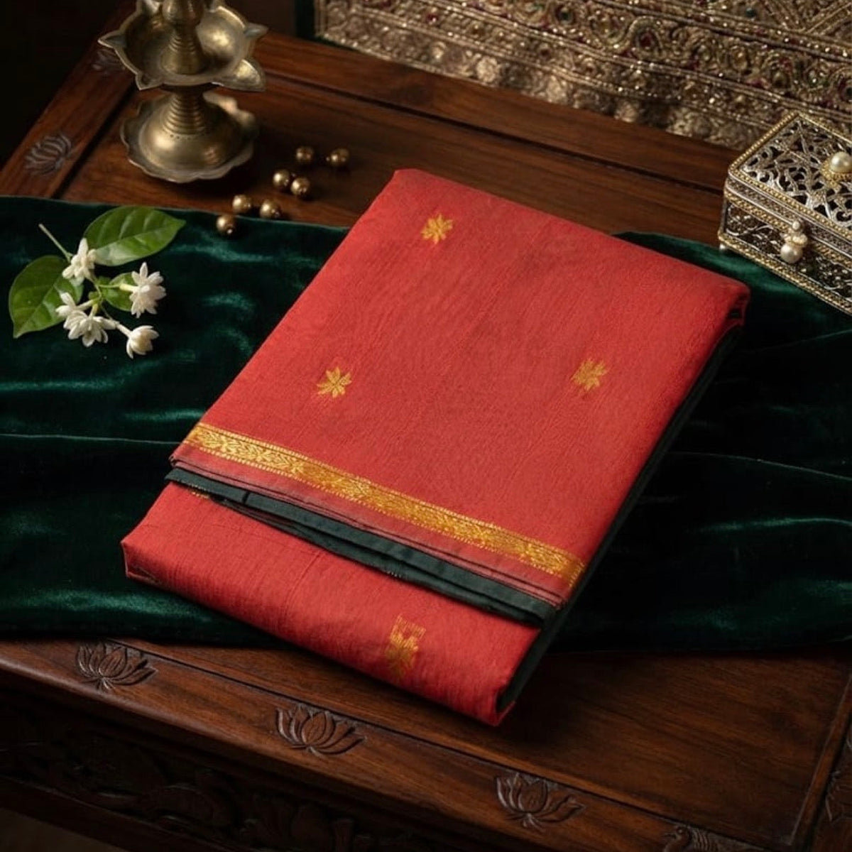 Maheswari Cotton (Red)