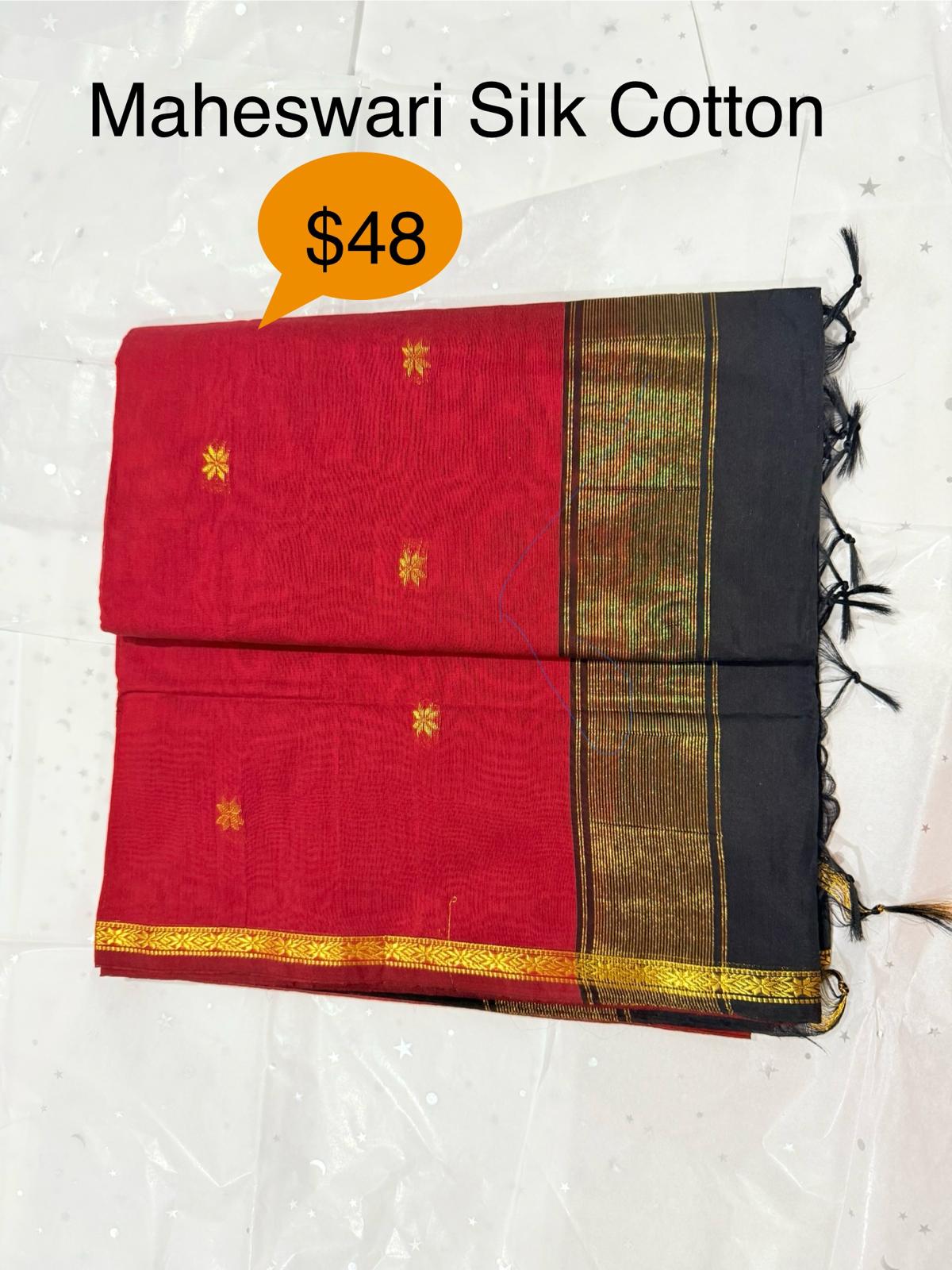 Maheswari Cotton (Red)