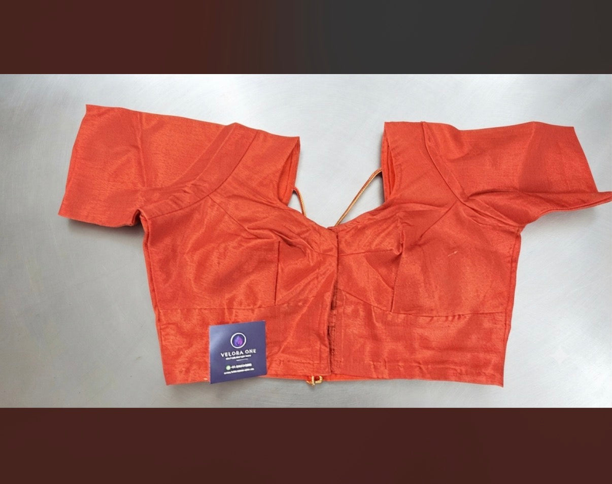 Plain Silk Cotton (Red) - VRB012