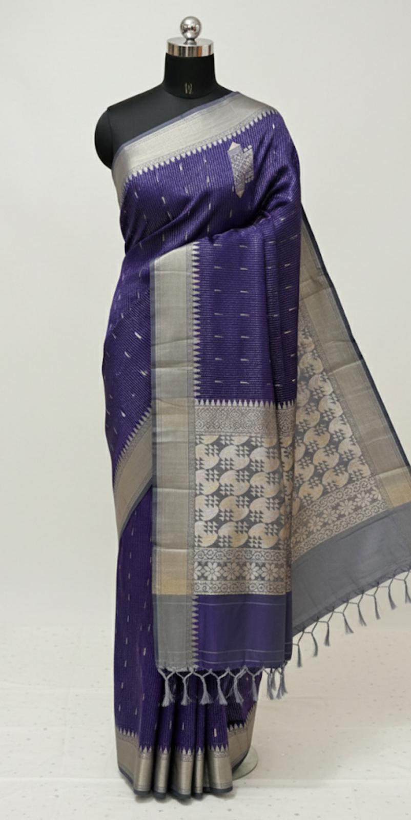 Semi Soft Silk (Dark Blue)