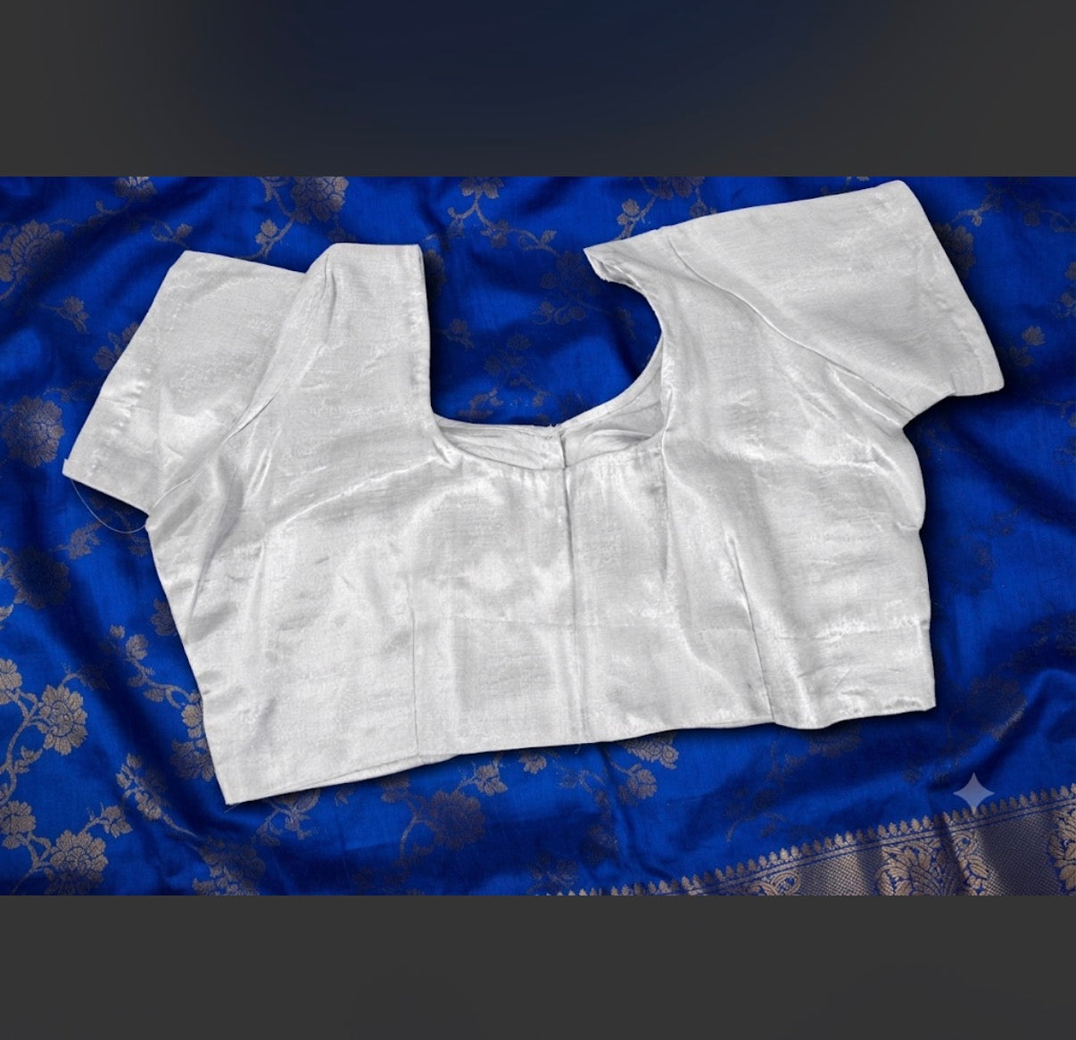 Plain Silk Cotton (Silver) - VRB018