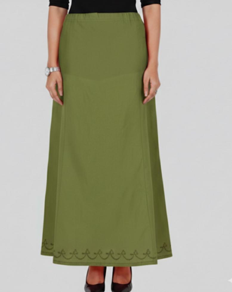 Olive Green 8 part Inskirt