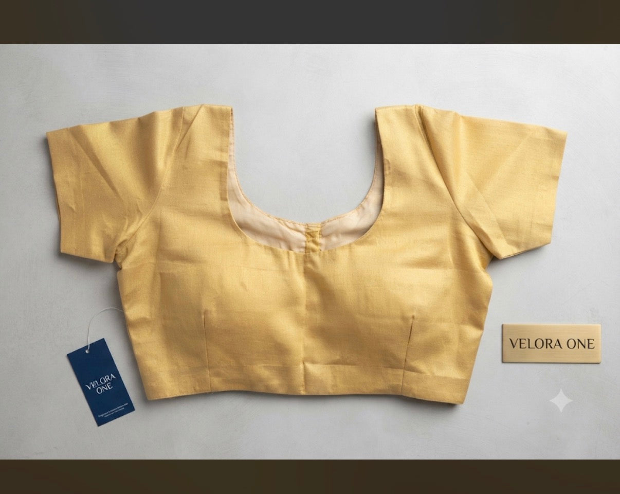Plain Silk Cotton (Gold) - VRB019