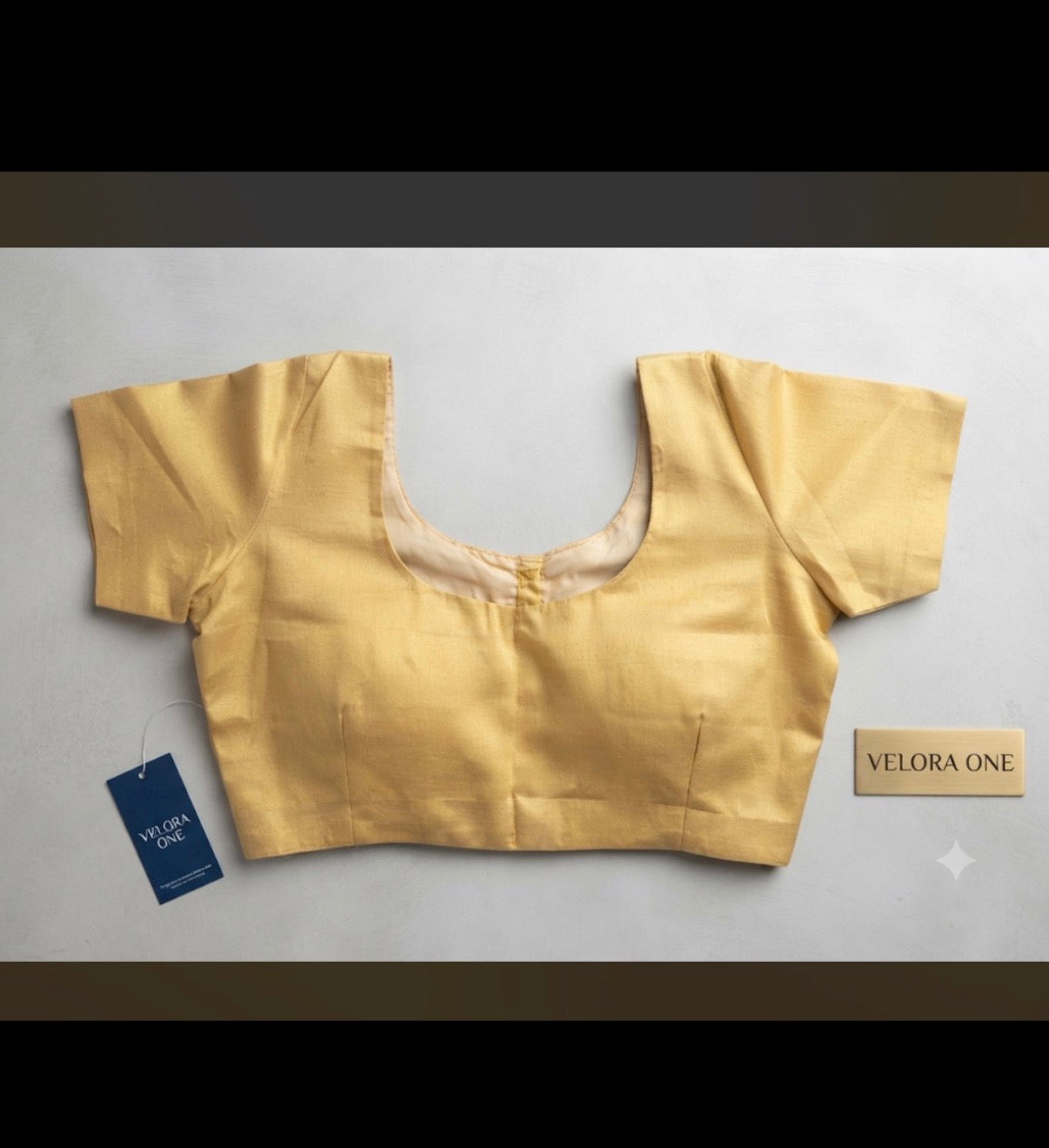 Plain Silk Cotton (Gold) - VRB019