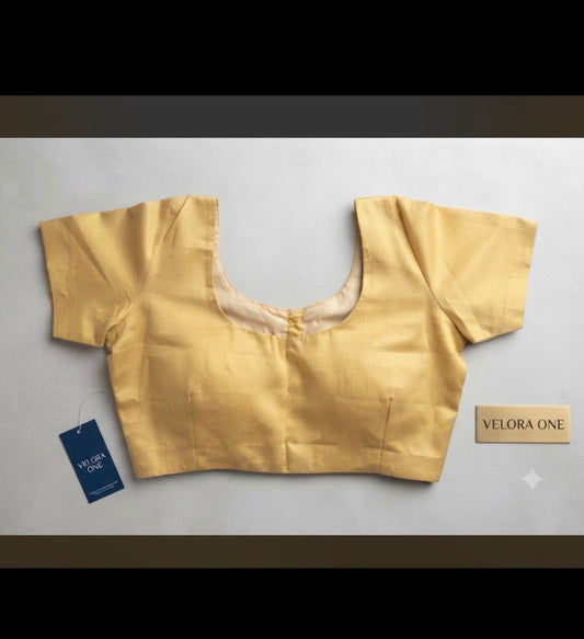 Plain Silk Cotton (Gold) - VRB019