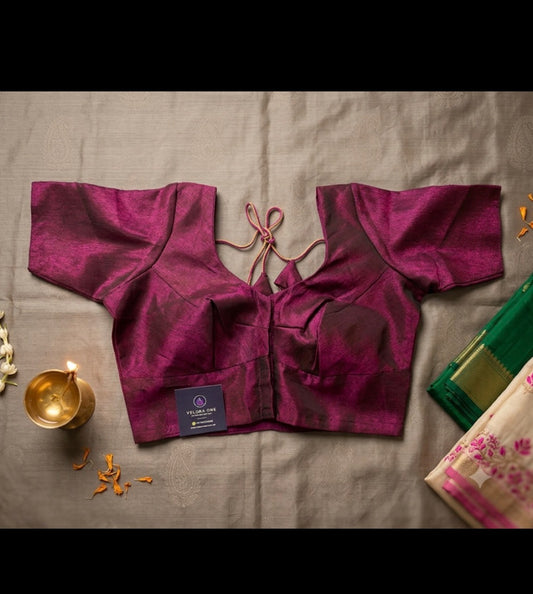 Plain Silk Cotton (Purple) - VRB010