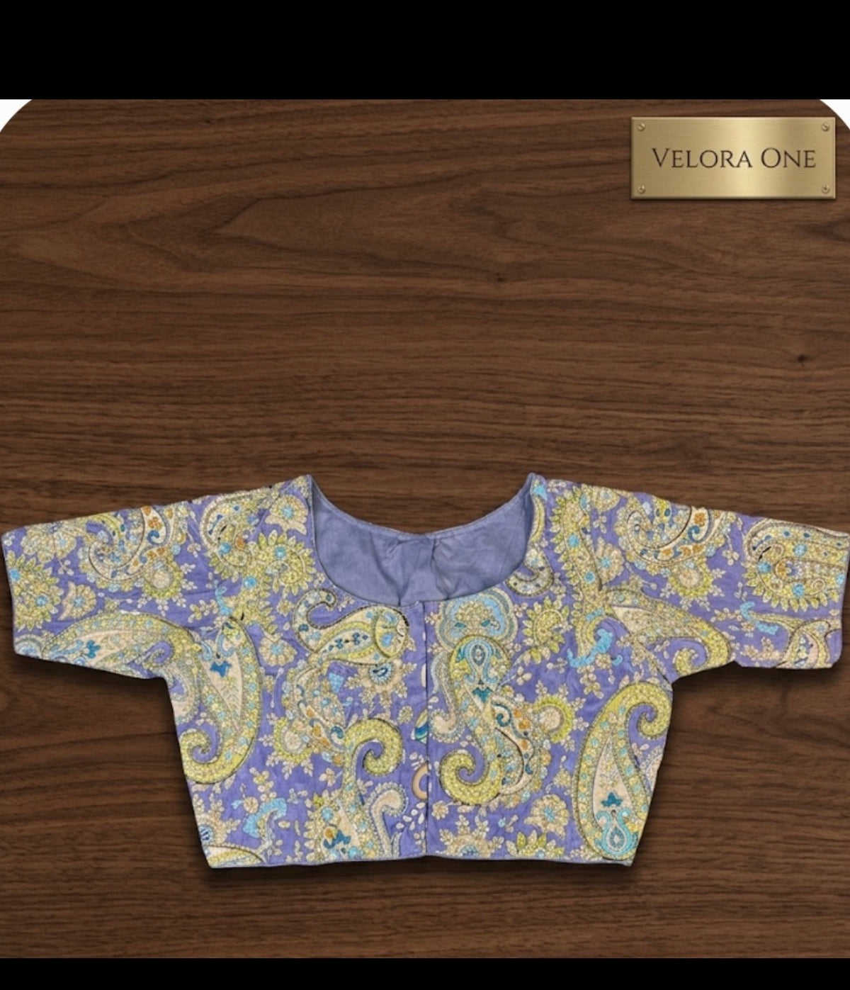 Designer Blouse (Light Blue) -  VRB007