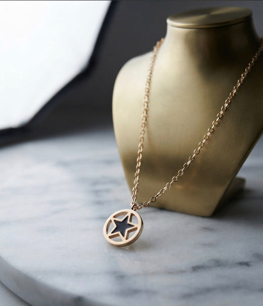 Simple Rose gold Chain with Pendant
