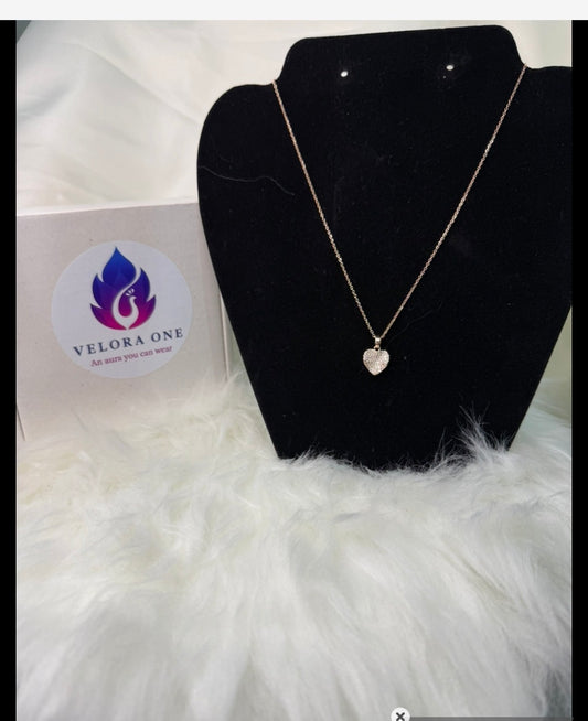 Simple Chain with Heart Pendant