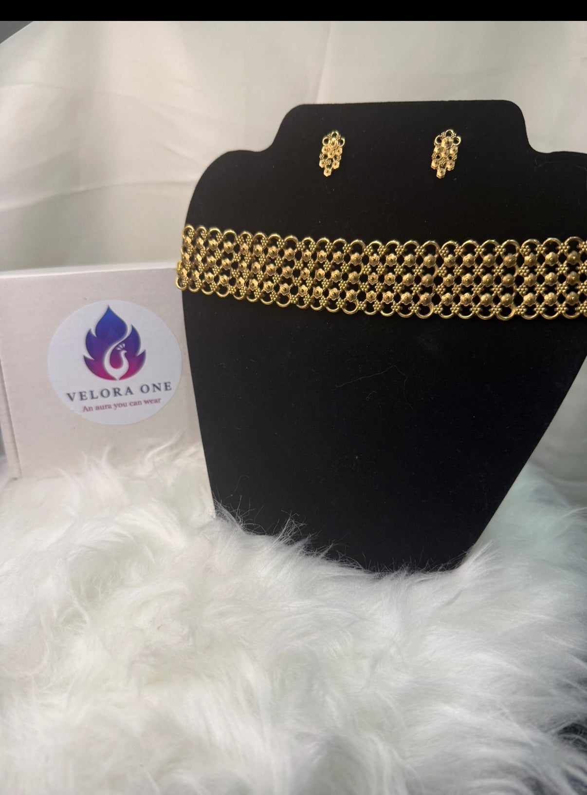 Matte Gold Choker