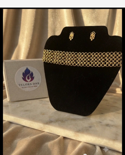 Matte Gold Choker