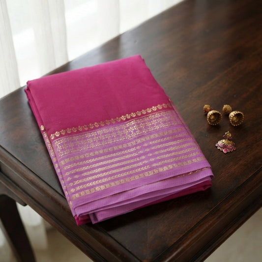 Pink Mysore Silk - V1S025