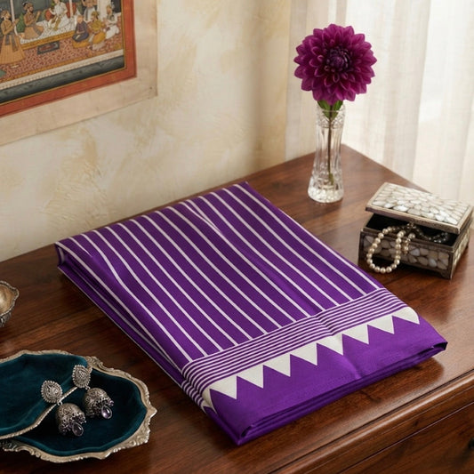 Purple Modal Saree - V1S075