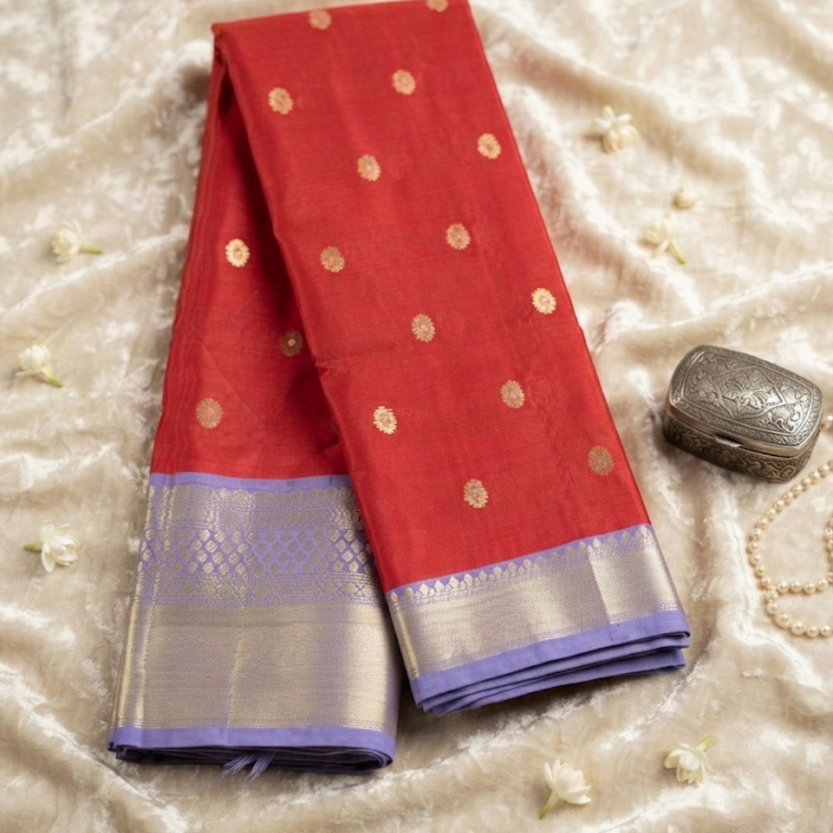 Red Semi Silk - V1S054
