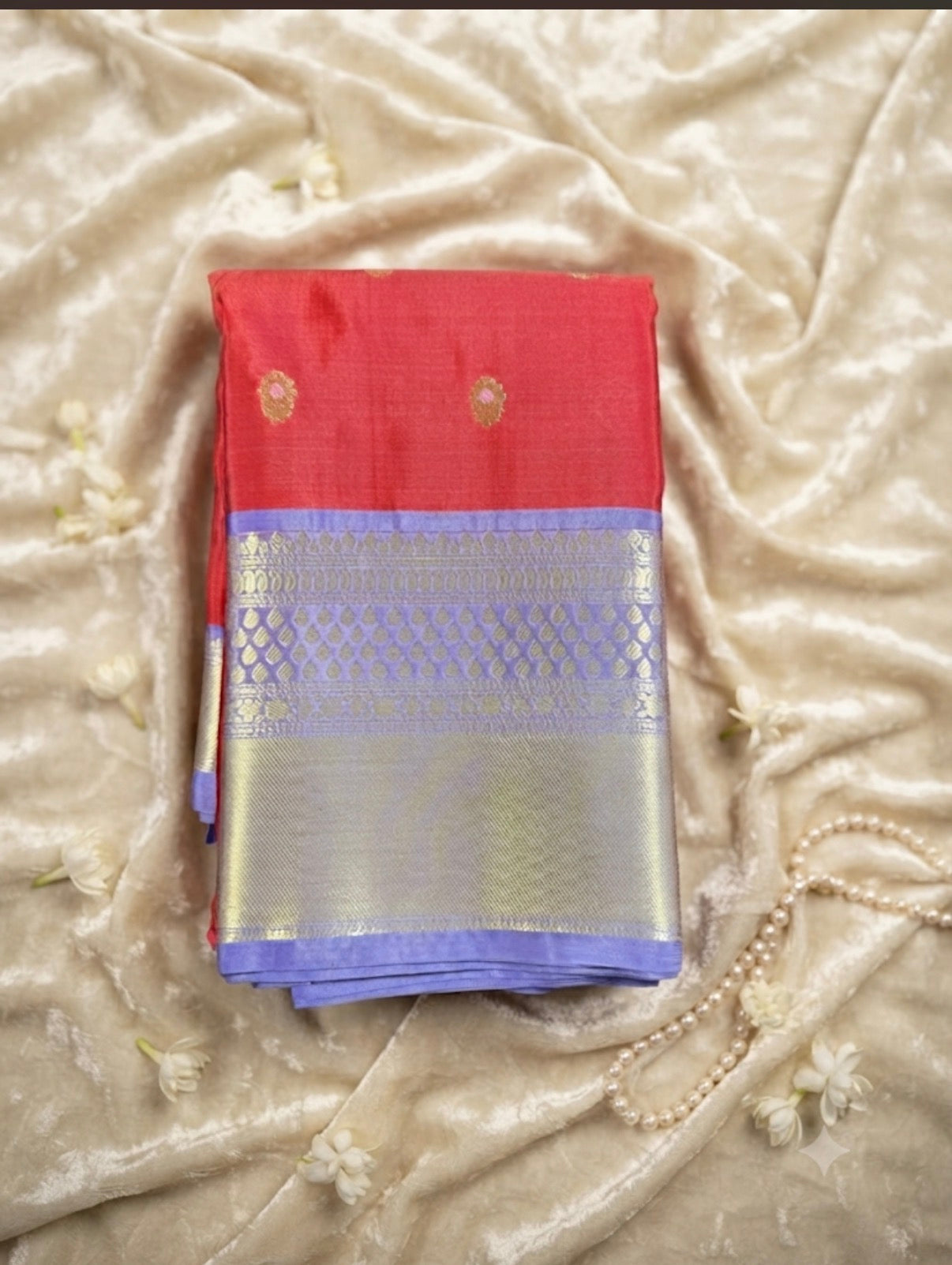 Red Semi Silk - V1S054