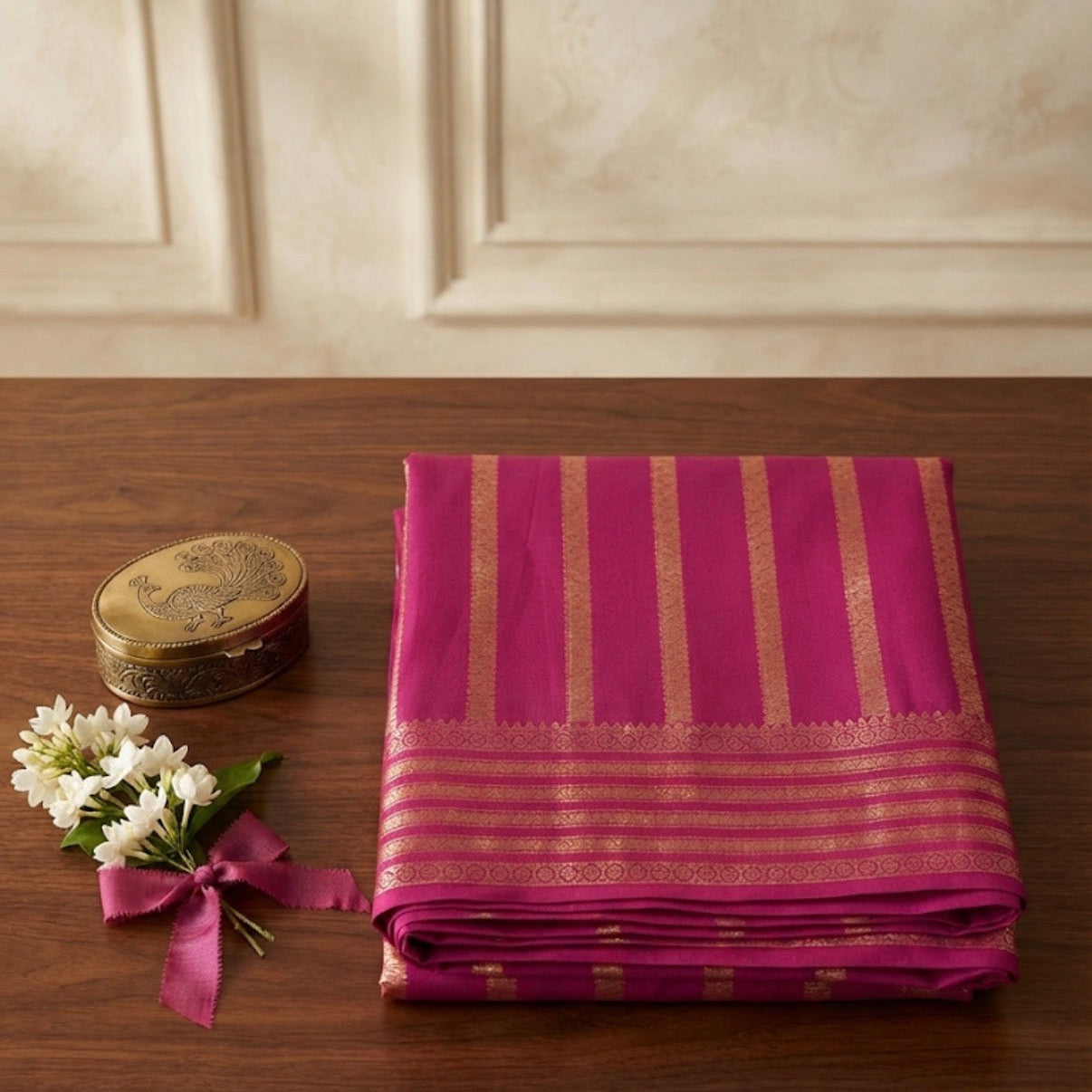 Crepe silk (Pink) - V1S095