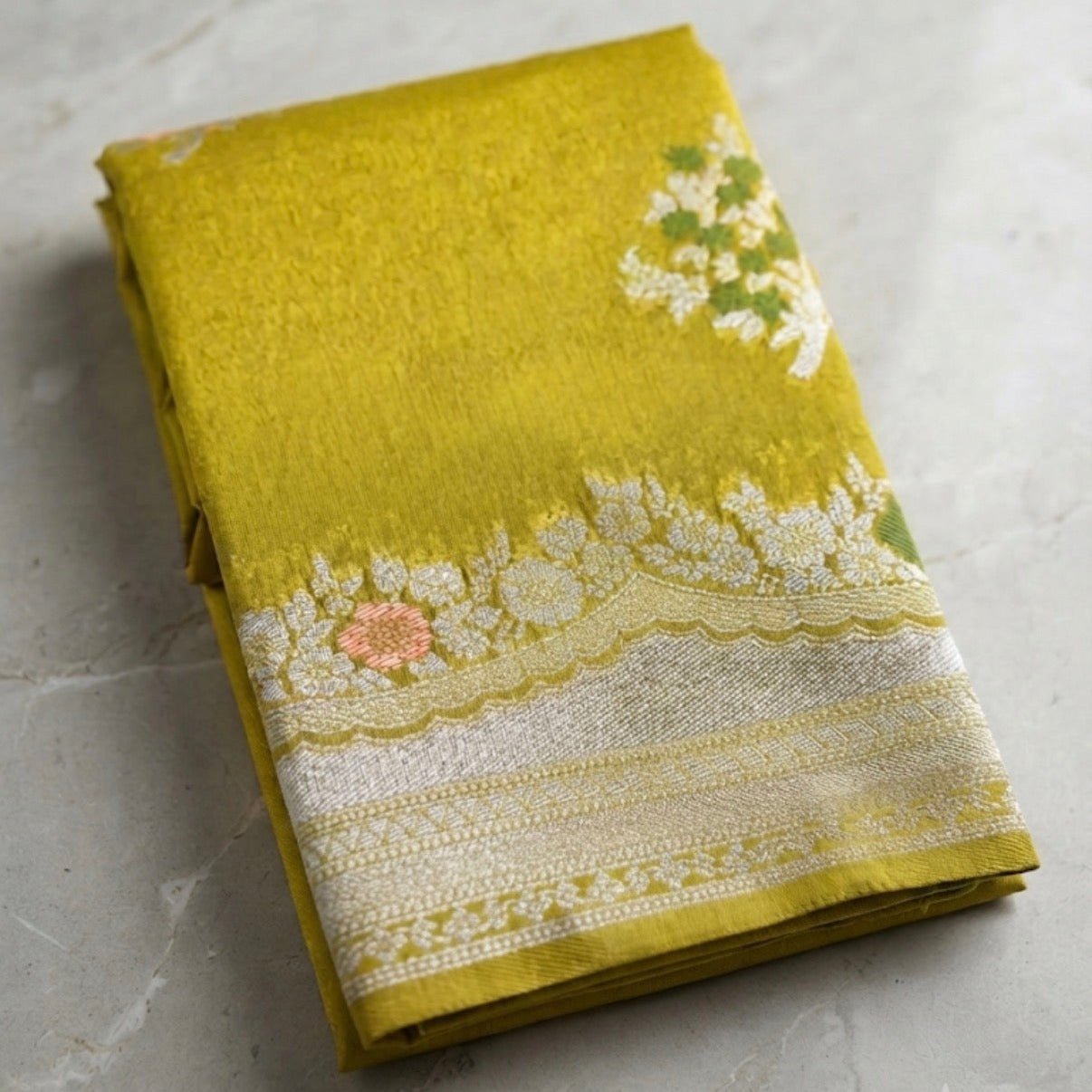 Semi Dupion Saree - V1S059