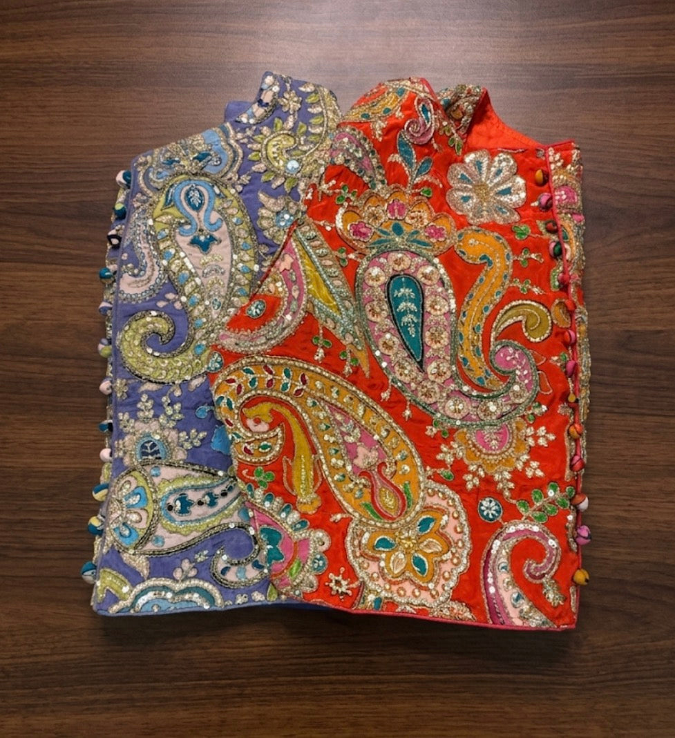 Designer Blouse (Light Blue) -  VRB007