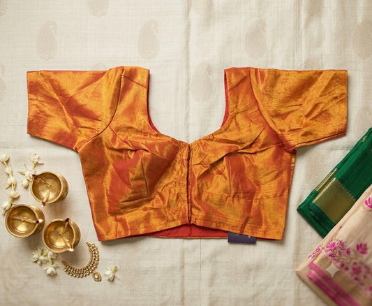 Plain Silk Cotton (Orange) - VRB014