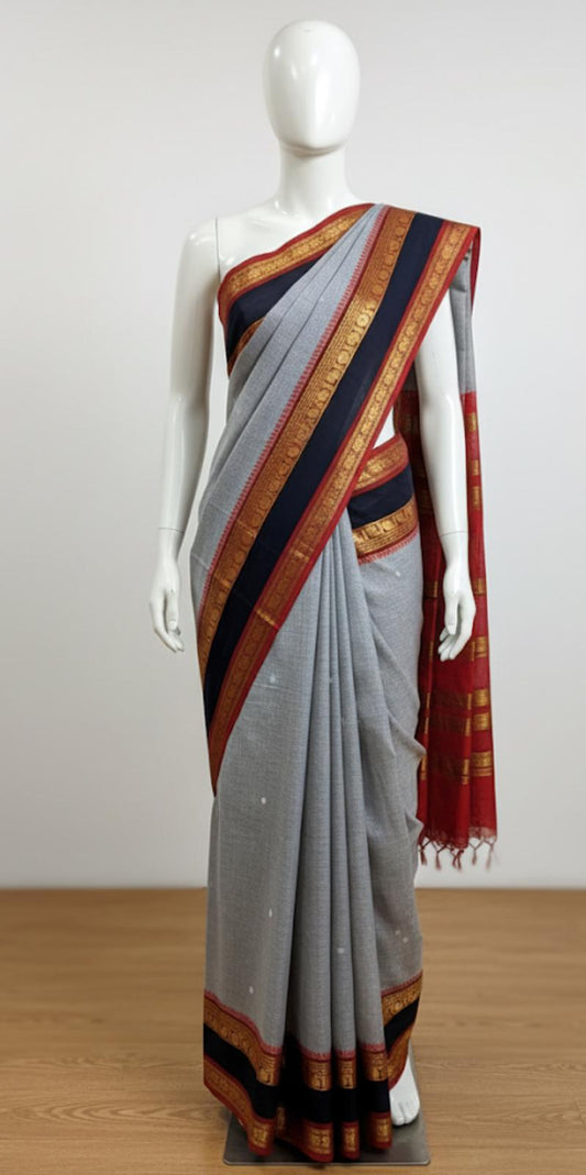 Premium Chettinad Cotton with Blouse