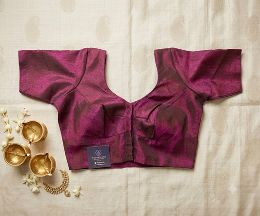 Plain Silk Cotton (Wine) - VRB009