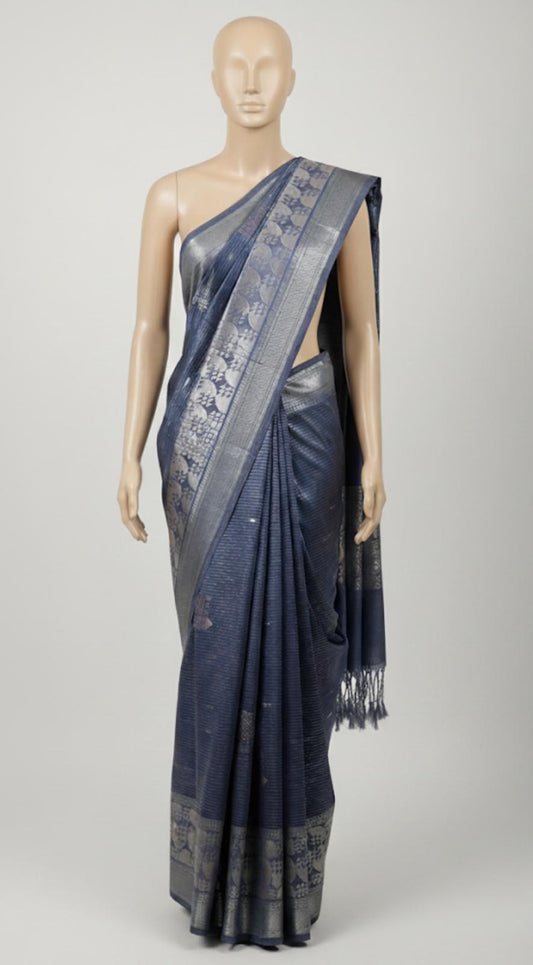 Semi Soft Silk (Dark Blue)