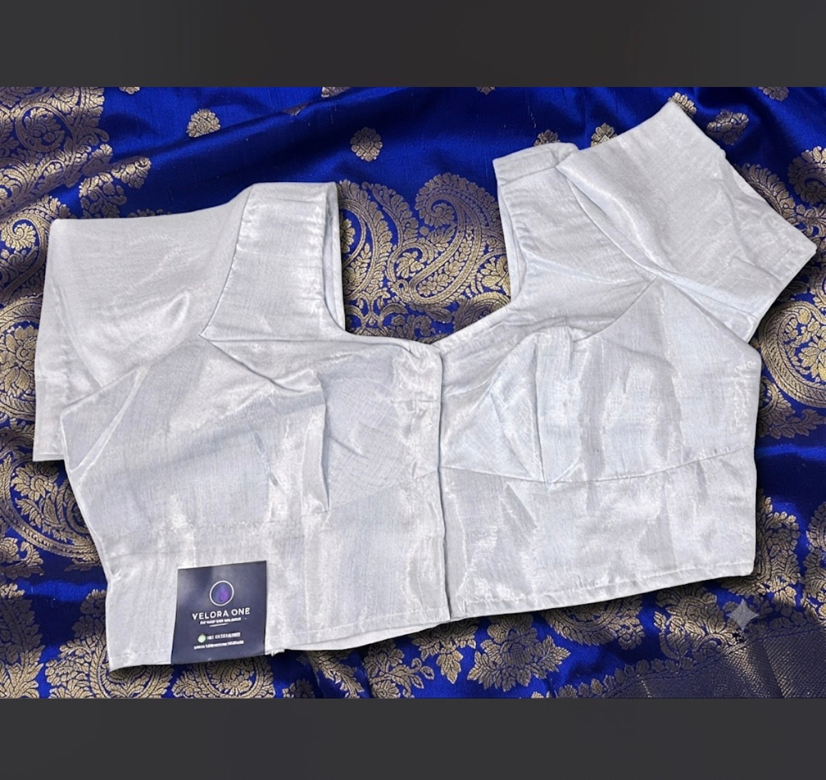 Plain Silk Cotton (Silver) - VRB018