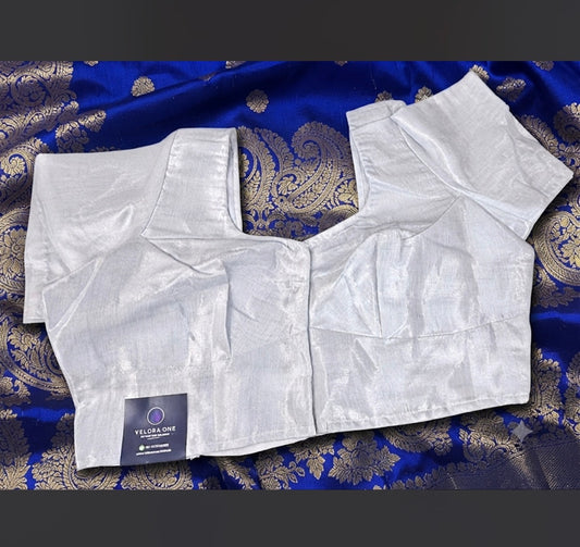 Plain Silk Cotton (Silver) - VRB018