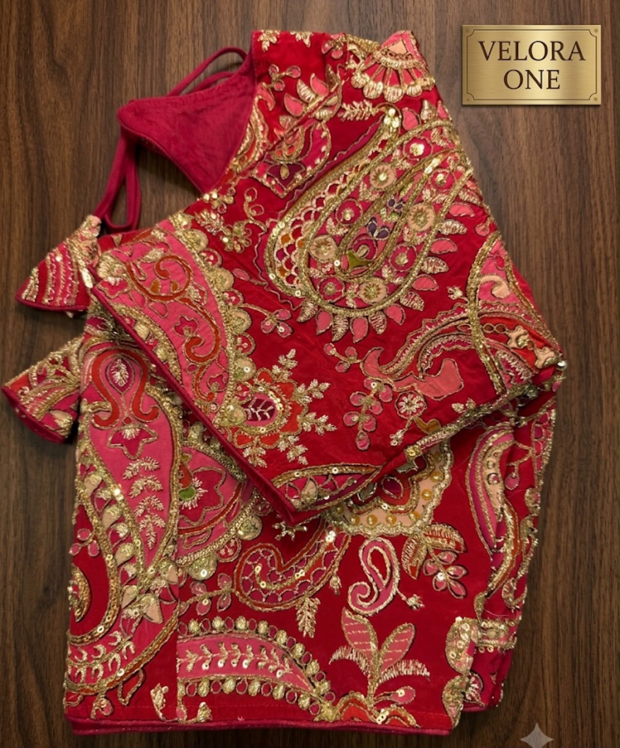 Designer Red Blouse