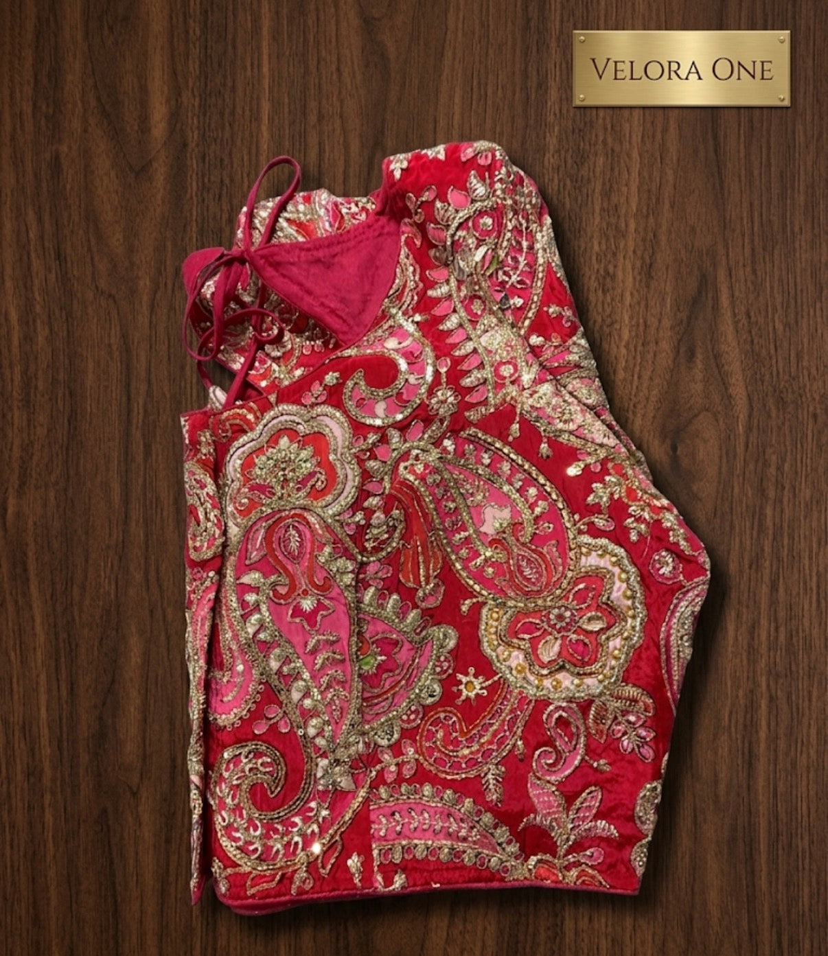 Designer Blouse (Pink) - VRB003
