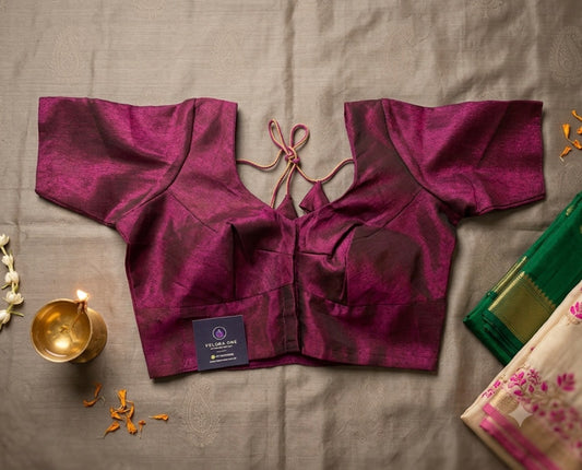 Plain Silk Cotton (Purple) - VRB010